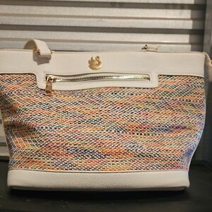 Multicolor Woven Women's Bag